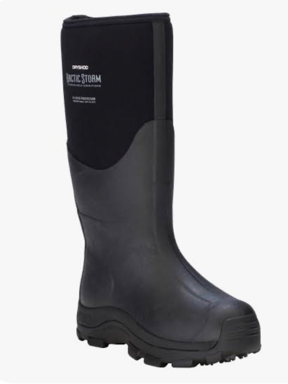 NWT - DRYSHOD ARTIC STORM Extreme Cold Winter Black Insulated Waterproof Boot